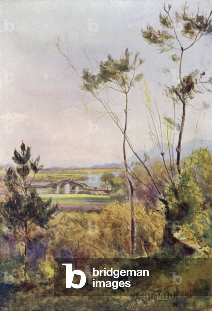 The Bridge at Kwangfoong (colour litho)