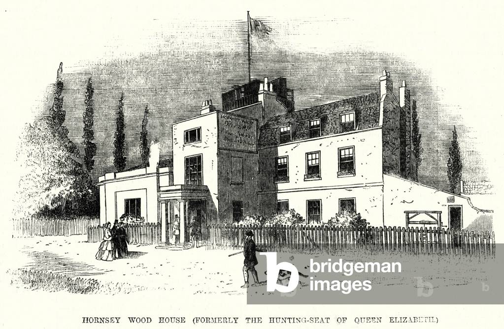 Hornsey Wood House, formerly the Hunting-Seat of Queen Elizabeth (engraving)
