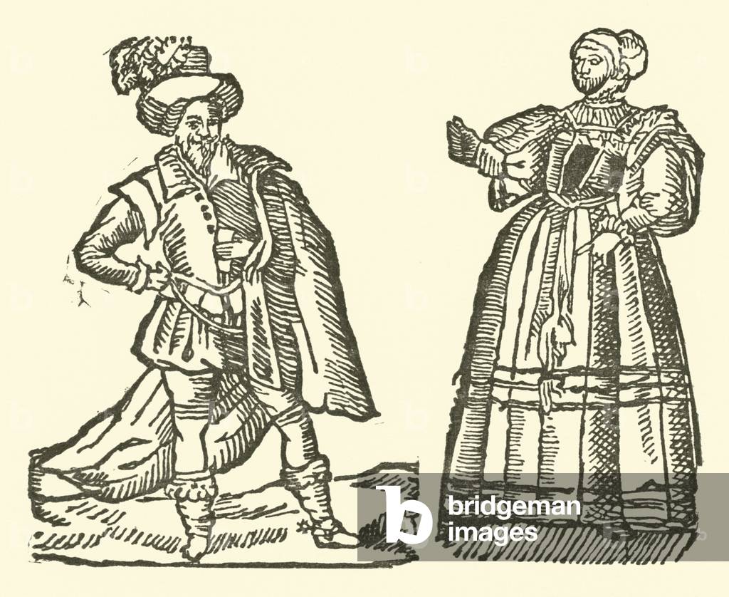 Illustration for The Roxburghe Ballads (woodcut)