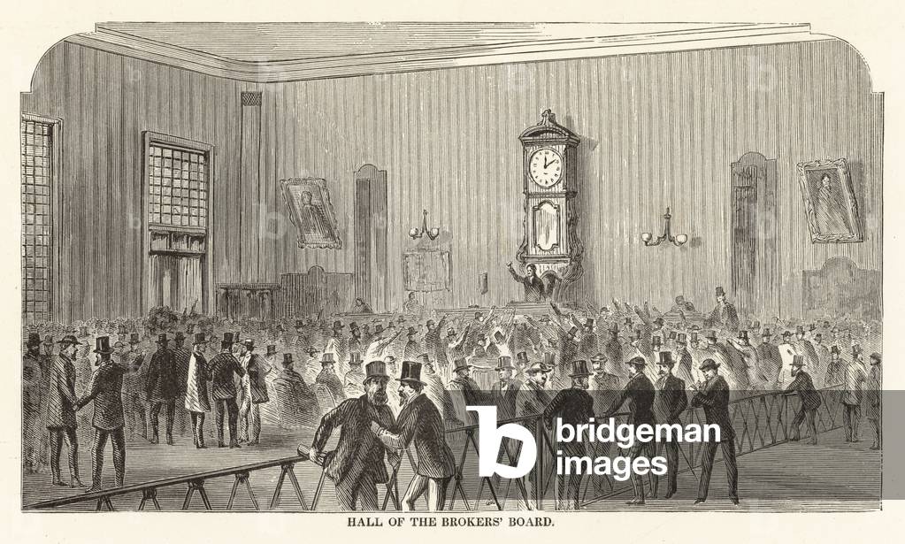 Hall of the Brokers' Board (engraving)