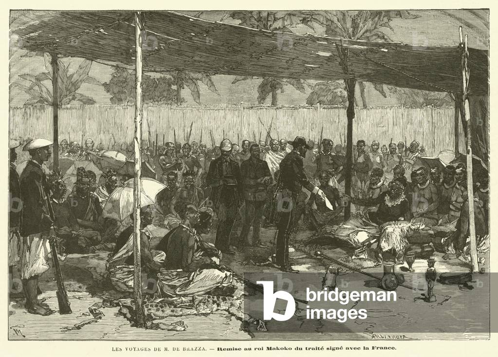 Les Voyages De M De Brazza (engraving)