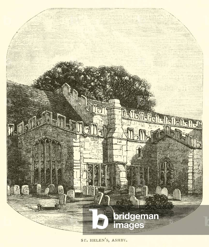 St Helen's, Ashby (engraving)