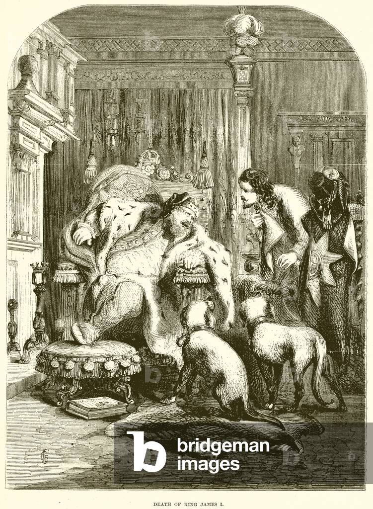Death of King James I (engraving)