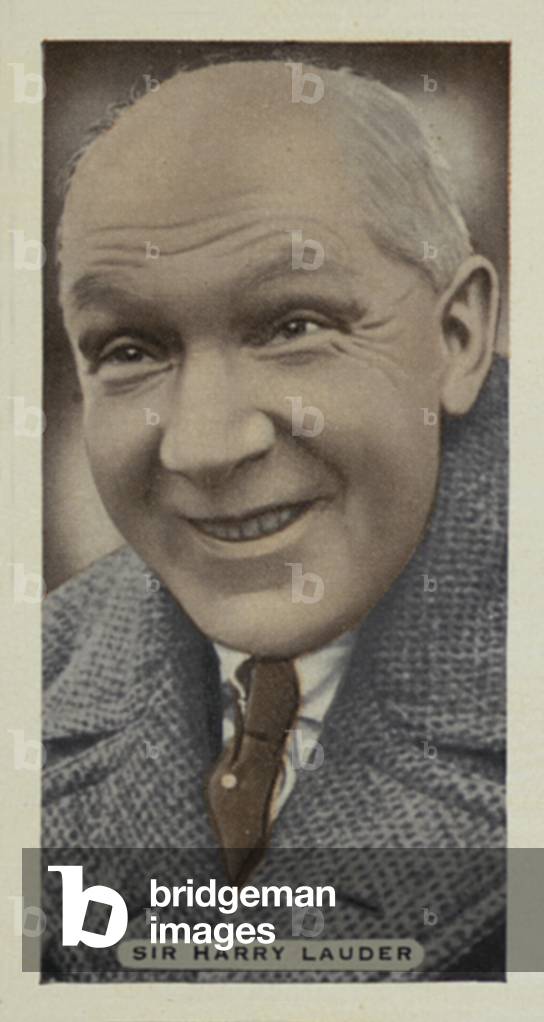 Sir Harry Lauder (coloured photo)
