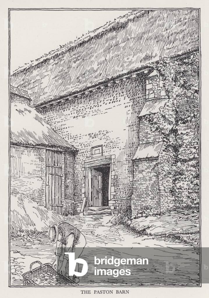The Paston Barn (litho)