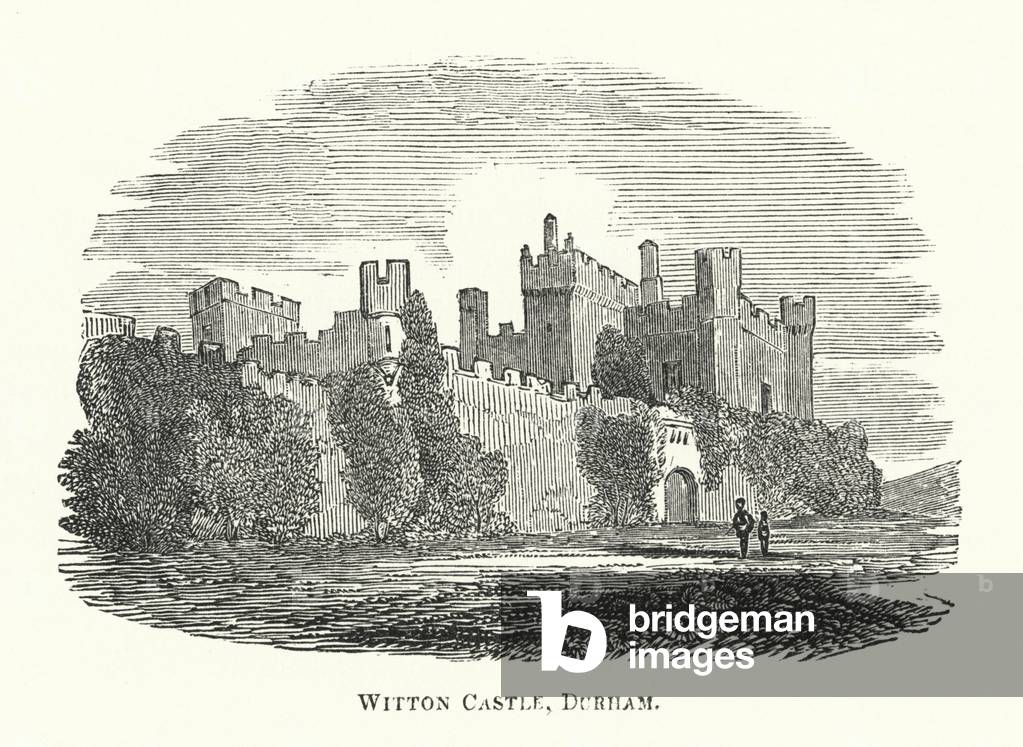 Witton Castle, Durham (engraving)