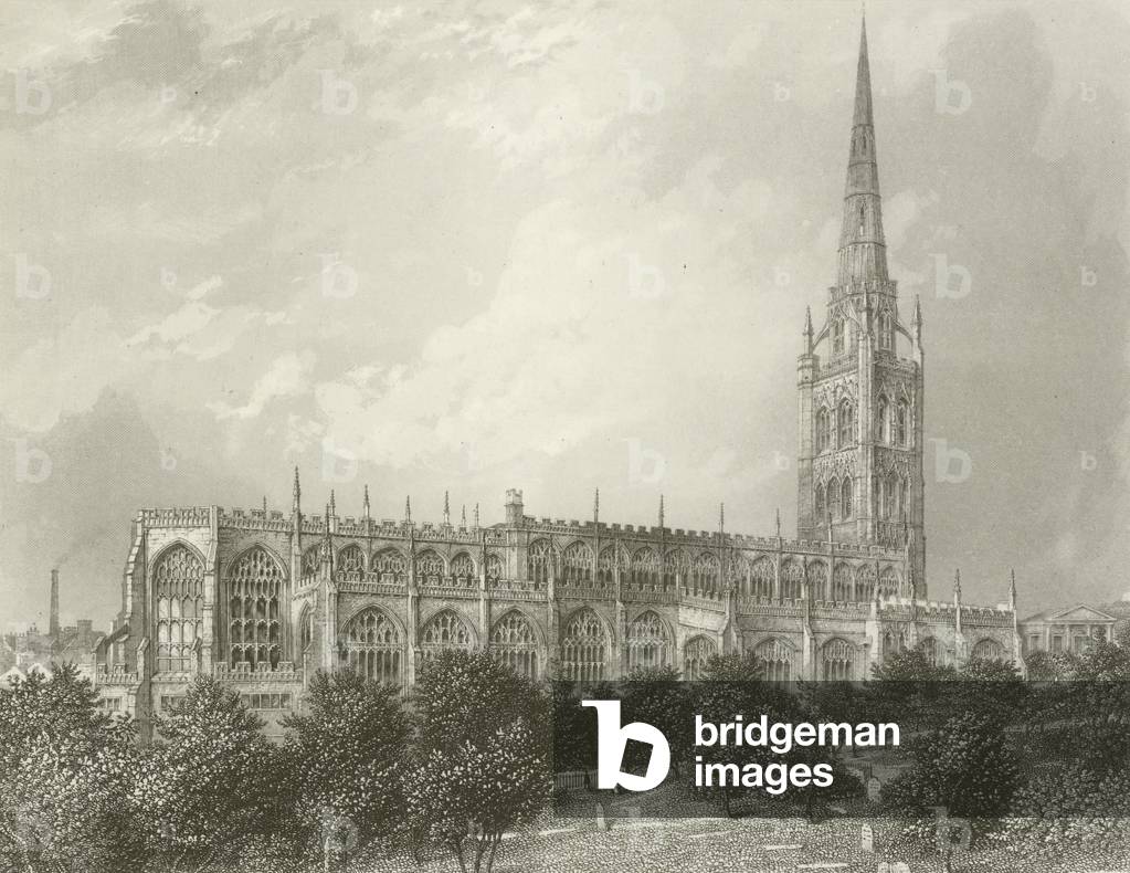 St Michael's Church, Coventry (engraving)