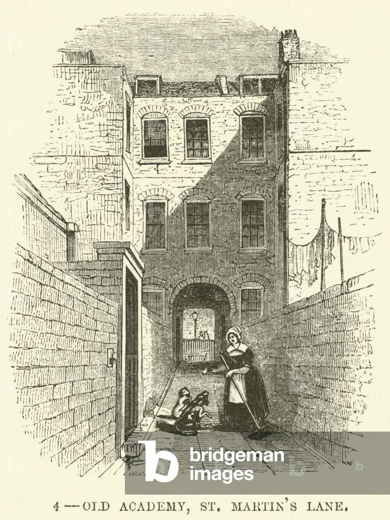 Old Academy, St Martin's Lane (engraving)