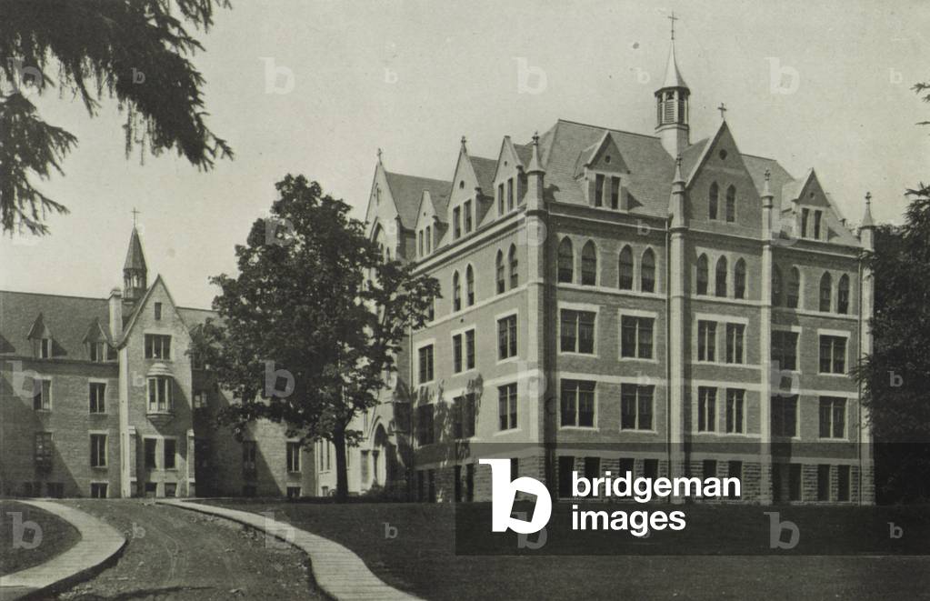 Toronto: St Michael's College, St Joseph Street (b/w photo)