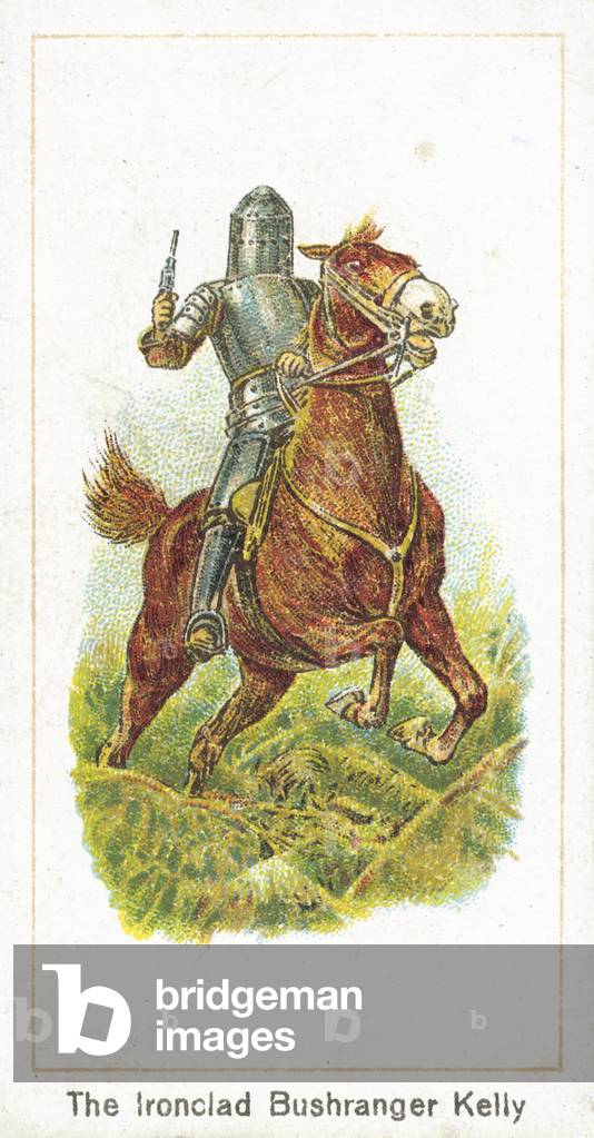 The Ironclad Bushranger Kelly (chromolitho)