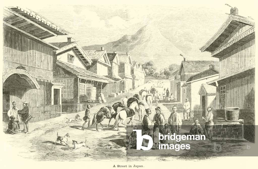 A Street in Japan (engraving)