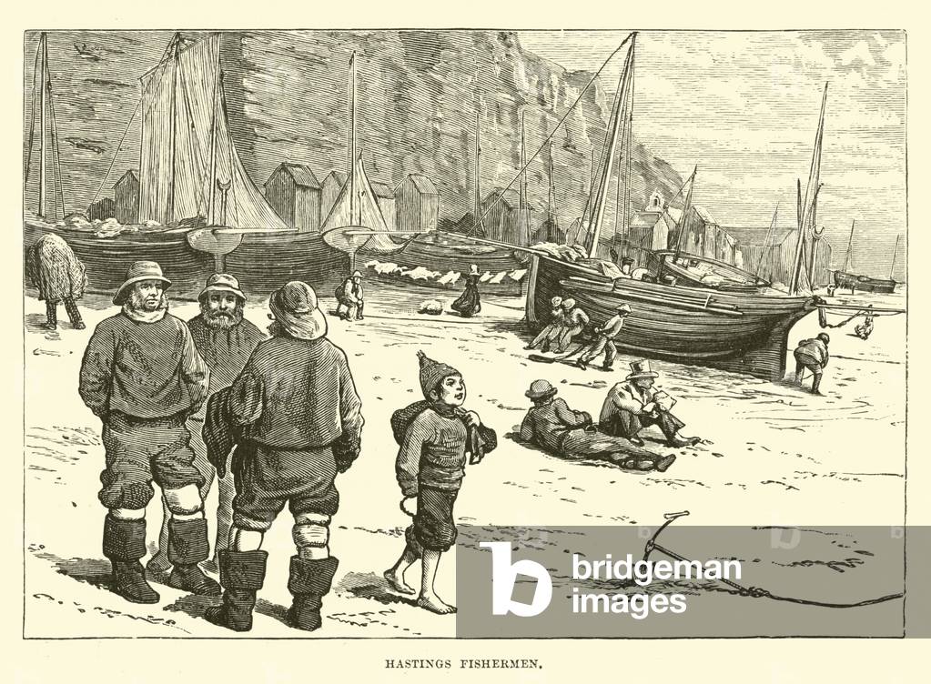 Hastings fishermen (engraving)