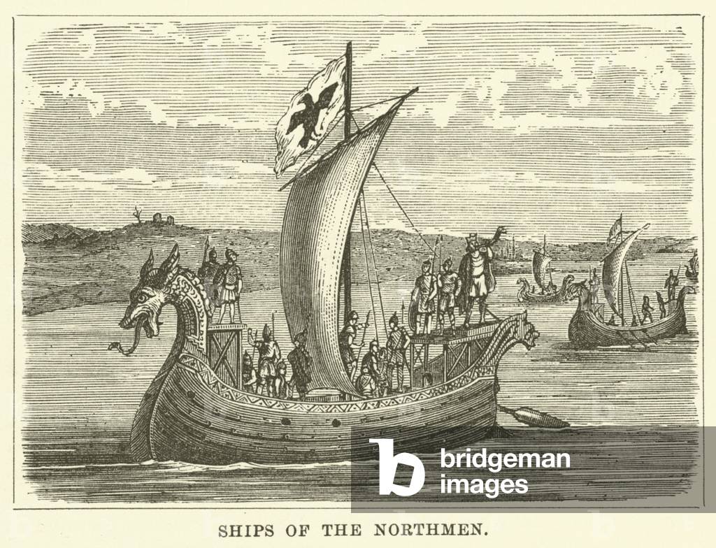 Ships of the Northmen (engraving)