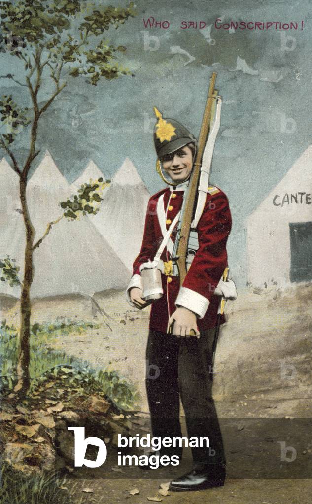Who said Conscription? (colour photo)