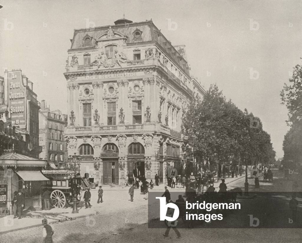 Paris: Theatre of the Renaissance (b/w photo)