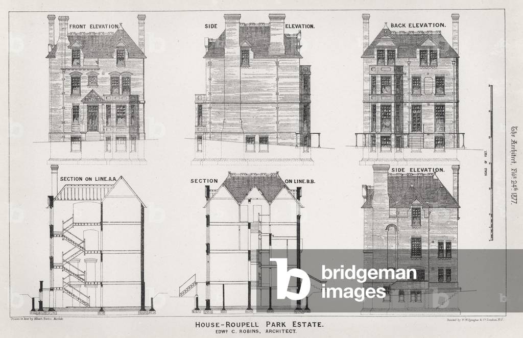 House, Roupell Park Estate (engraving)