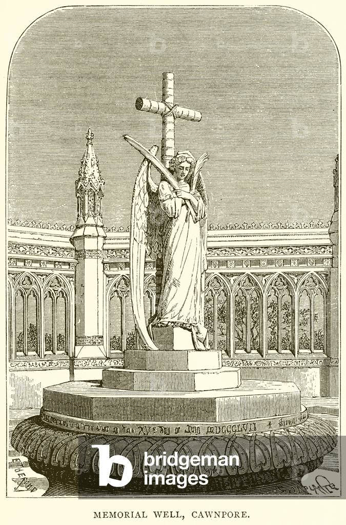 Memorial Well, Cawnpore (engraving)