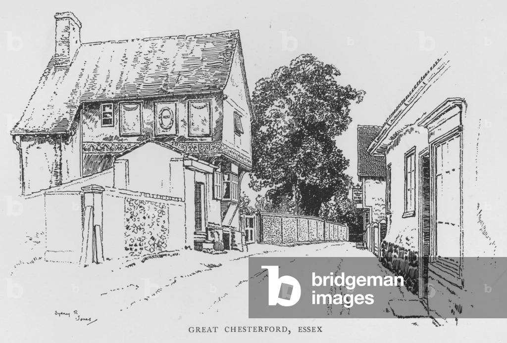 Great Chesterford, Essex (litho)