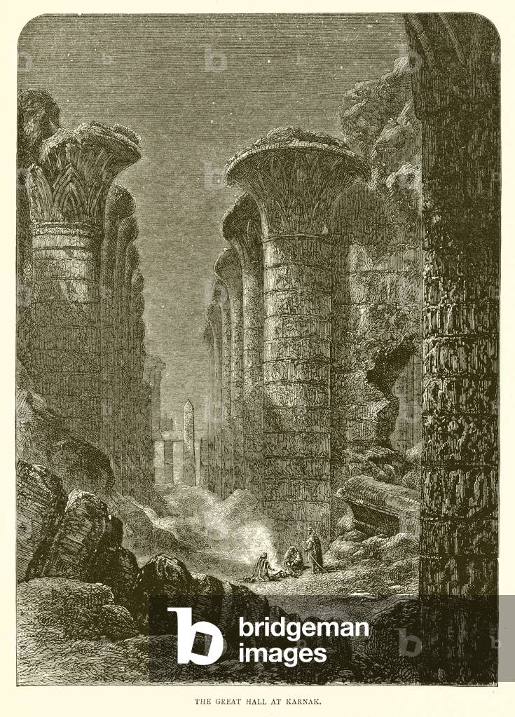 The Great Hall at Karnak (engraving)