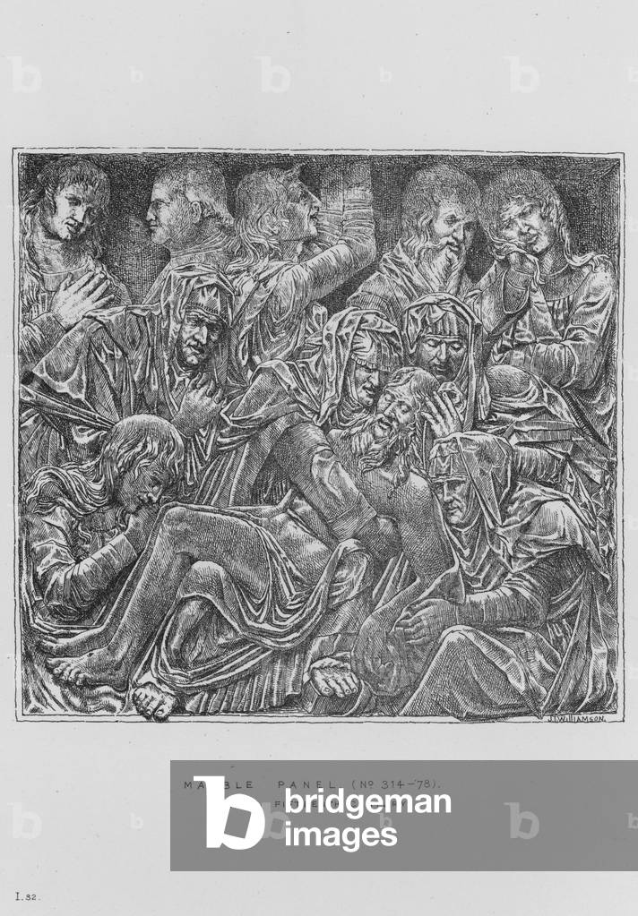 Victoria And Albert Museum: Marble Panel, Italian, fifteenth century (engraving)