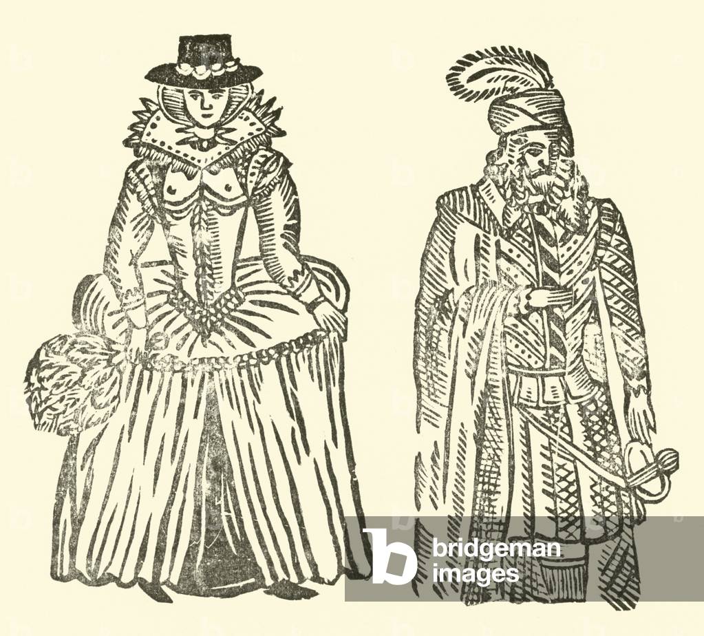 Illustration for The Roxburghe Ballads (woodcut)