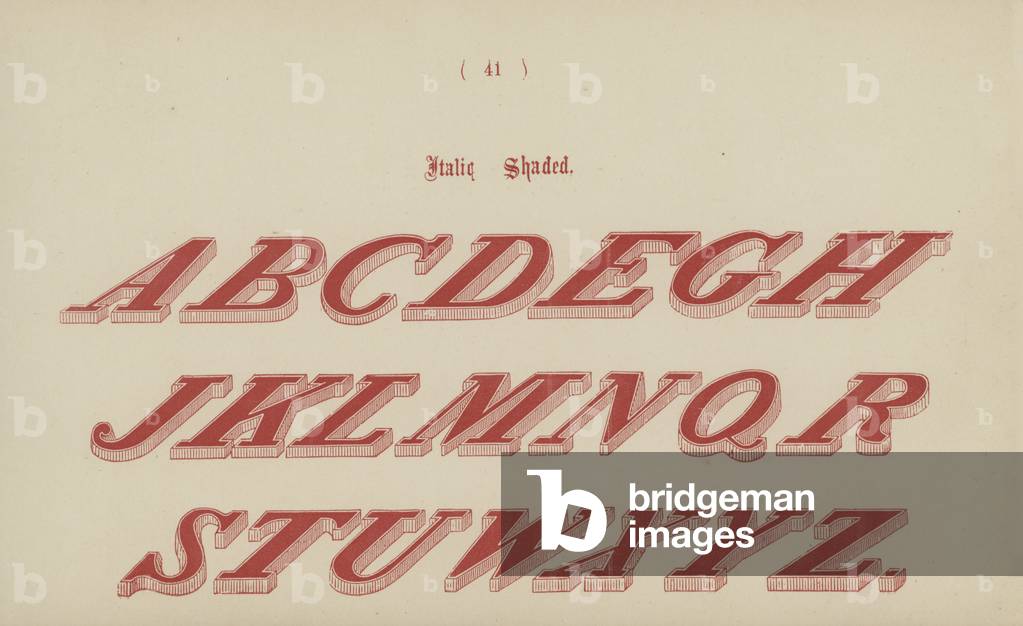 Italic Shaded (engraving)