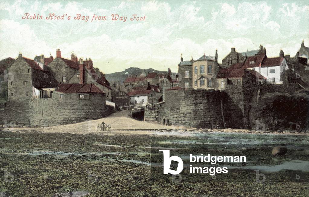 Robin Hood's Bay, from Way Foot (colour photo)