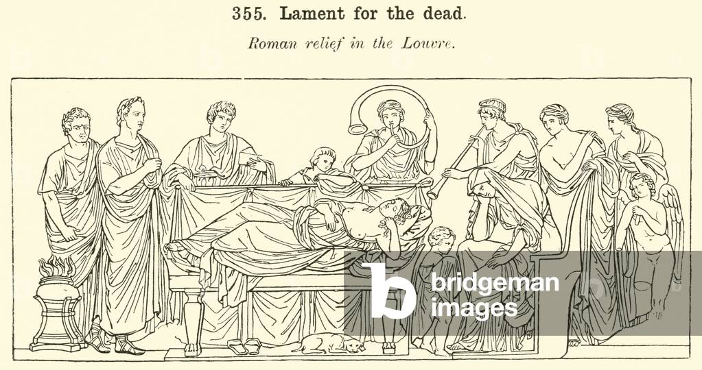 Lament for the dead (engraving)