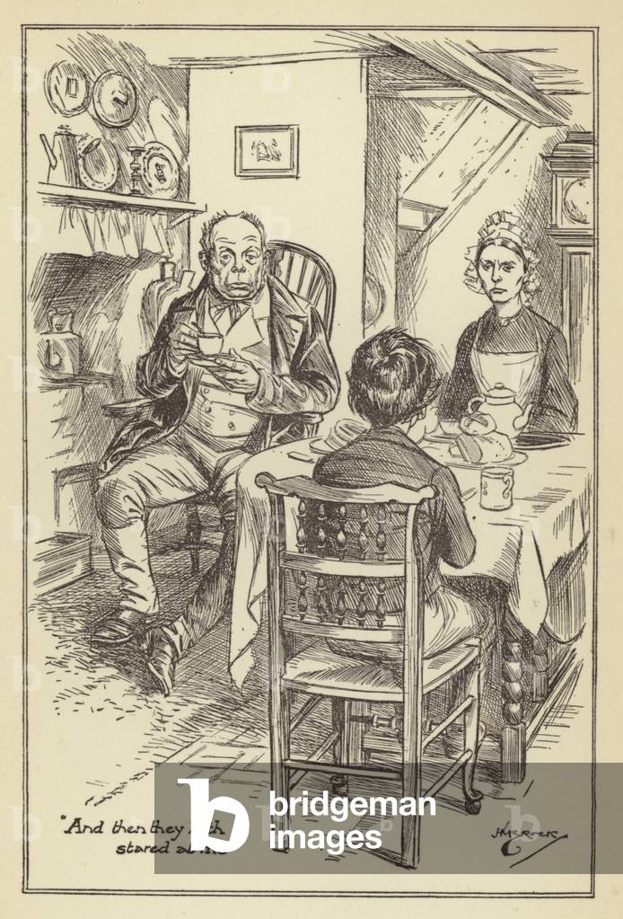 Illustration for Great Expectations (engraving)