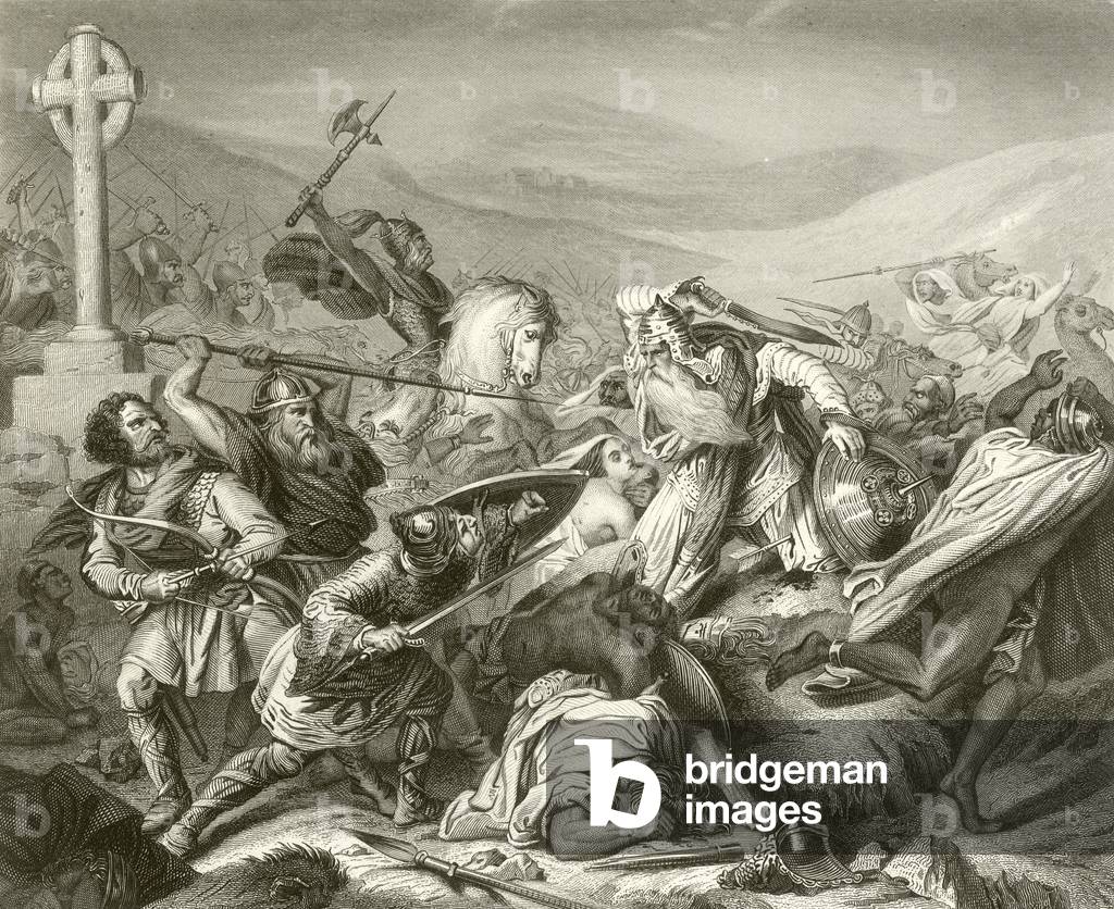 The Battle of Tours, 732 (engraving)