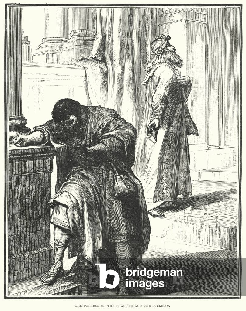 The Parable of the Pharisee and the Publican (engraving)