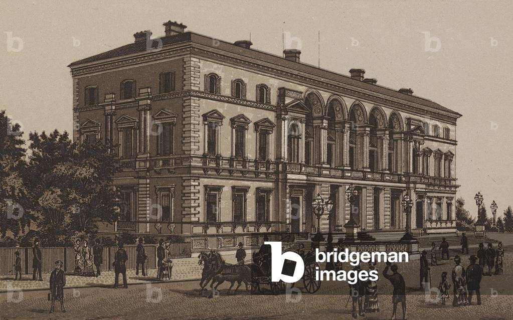 Melbourne, Australia: Treasury (litho)