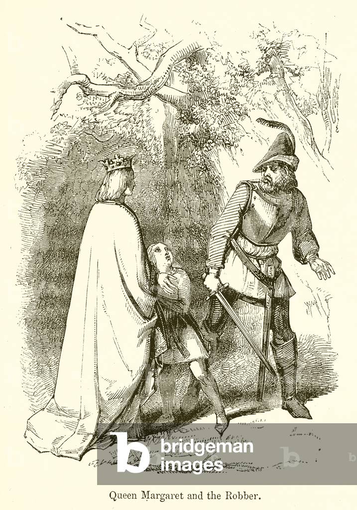 Queen Margaret and the Robber (engraving)