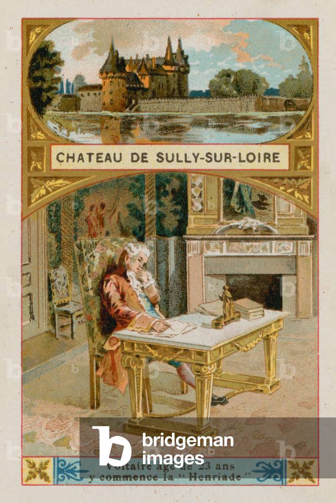 Chateau de Sully-sur-Loire (chromolitho)
