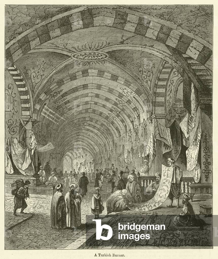 A Turkish Bazaar (engraving)