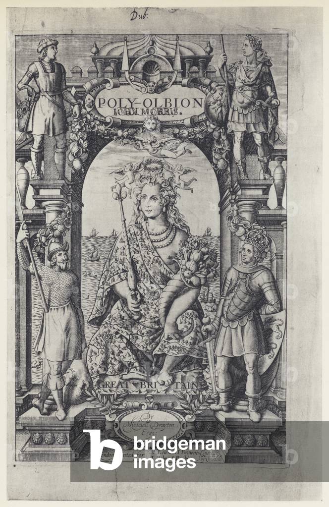 M Drayton, Polyolbion, M Lownes, etc 1612 (b/w photo)