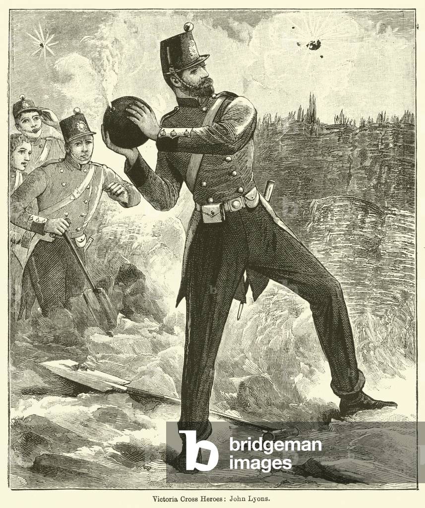 Victoria Cross Heroes, John Lyons (engraving)