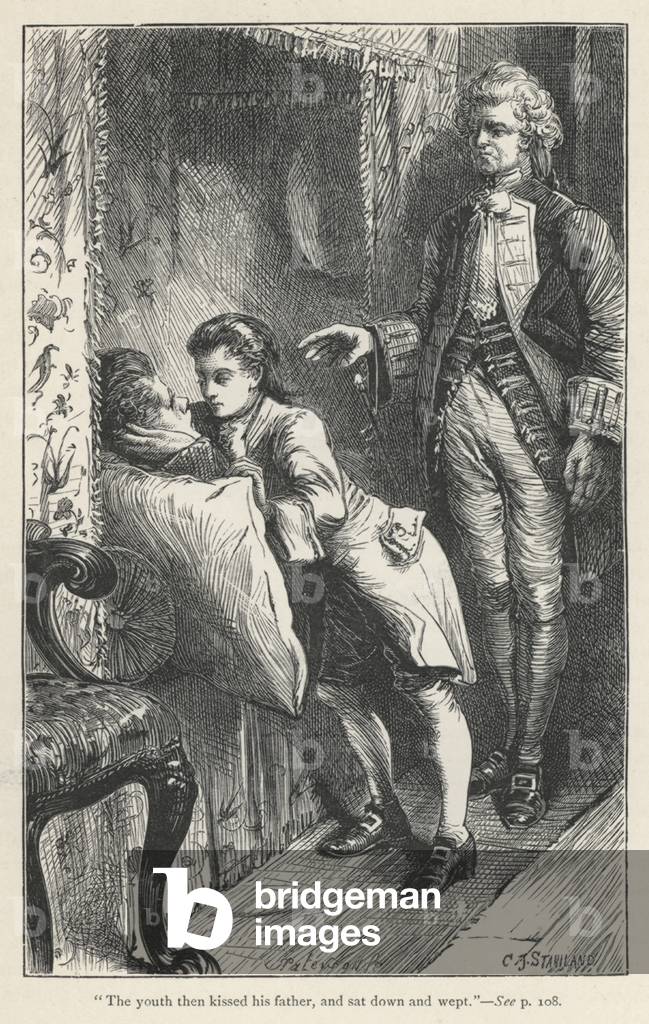 Tristram Shandy, The Death Of Le Fevre (engraving)
