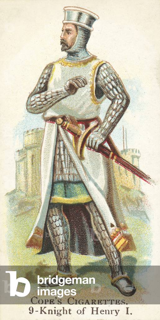 Knight, King Henry I (chromolitho)