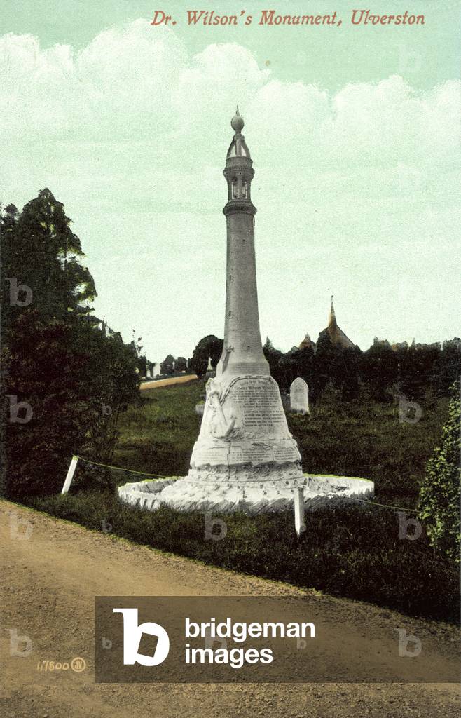 Dr Wilson's Monument, Ulverston (colour photo)