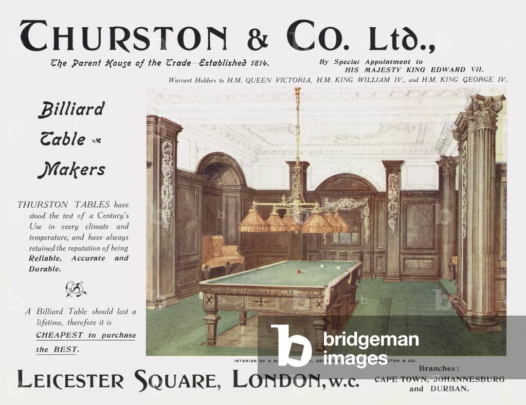 Advertisement, 1907 (colour litho)