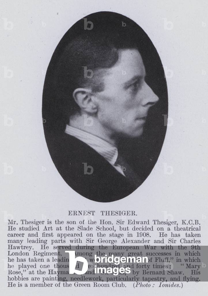 Ernest Thesiger (b/w photo)