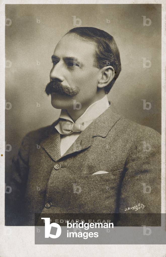 Dr Edward Elgar (b/w photo)