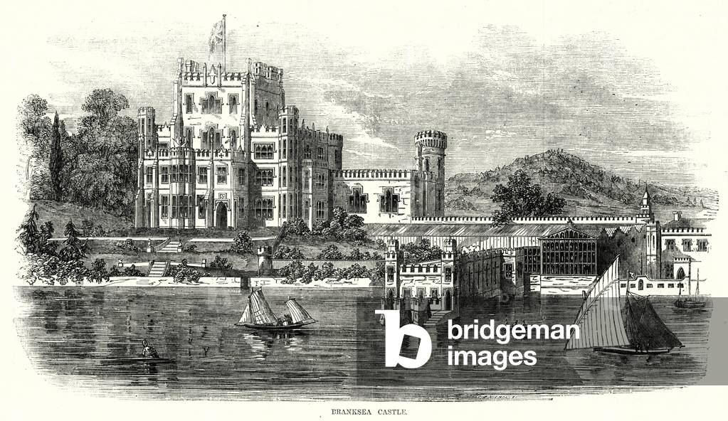 Branksea Castle (engraving)
