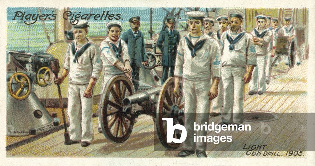Light Gun drill, 1905 (chromolitho)