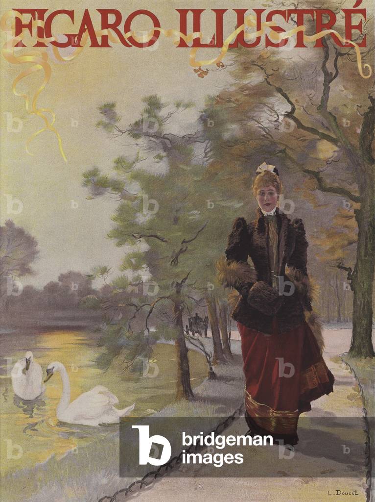 Cover of Le Figaro Illustre, February 1891 (colour litho)
