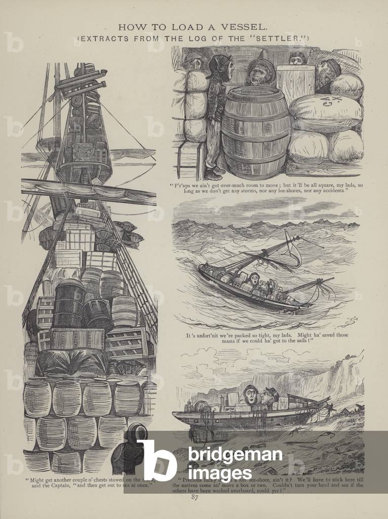 Page from The British Working Man or One Who Does Not Believe In Him (engraving)