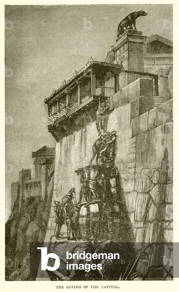 The Saving of the Capitol (engraving)