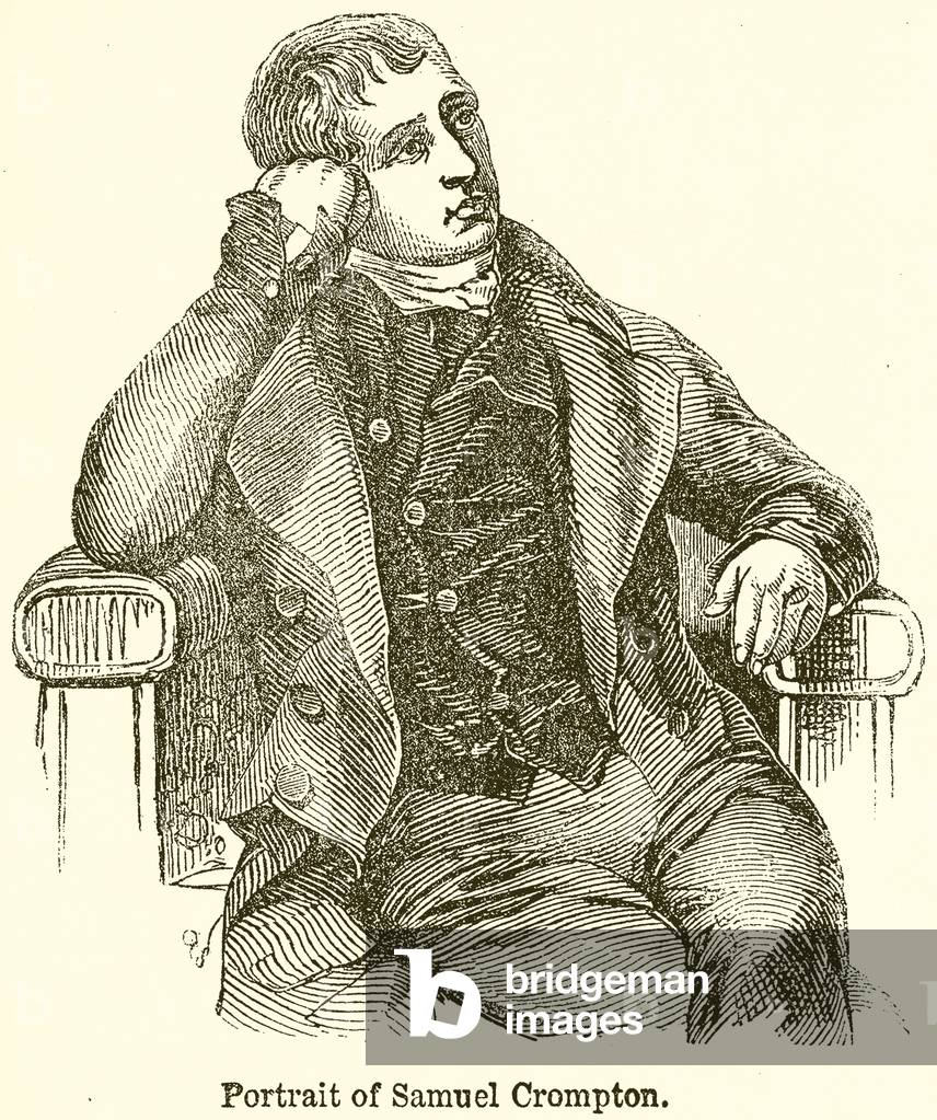 Portrait of Samuel Crompton (engraving)