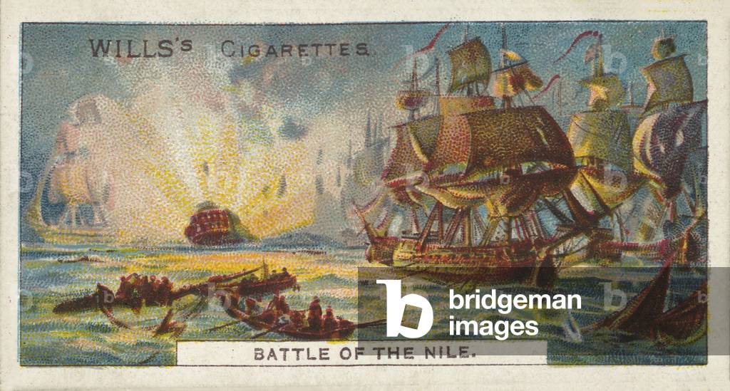 Battle of The Nile (chromolitho)